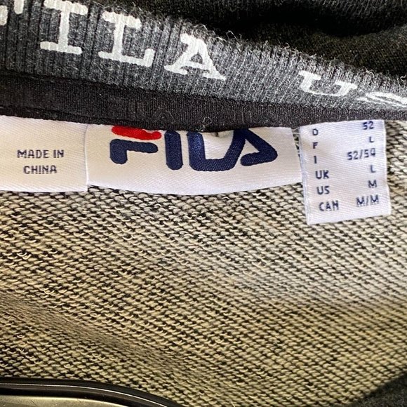 FILA Dark Gray Crewneck Sweater - Picture 6 of 6